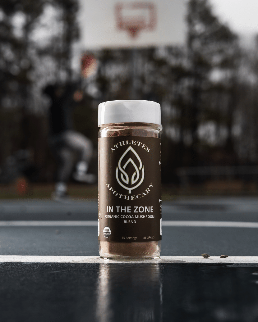 Athletes Apothecary In the Zone Mushroom Blend for athlete pre workout