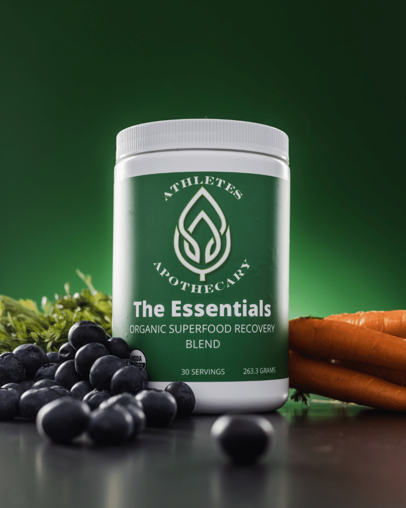 Athletes Apothecary The Essentials organic superfood blend for athlete recovery 