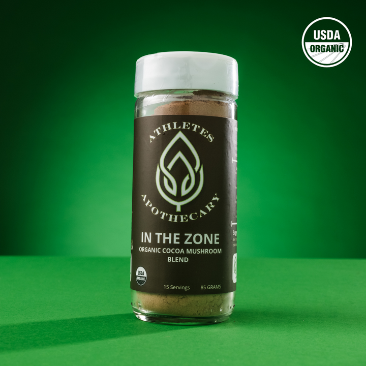 Athletes Apothecary In The Zone Mushroom for athletes from the fornt